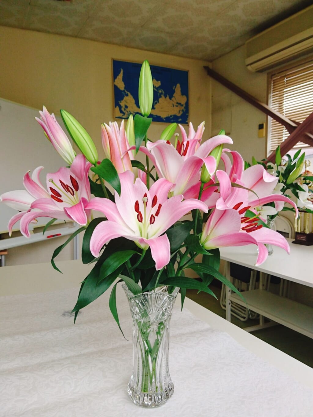 母の日ギフト ピンク色のユリ 5本の花束 ちょこたび埼玉 オンラインストア